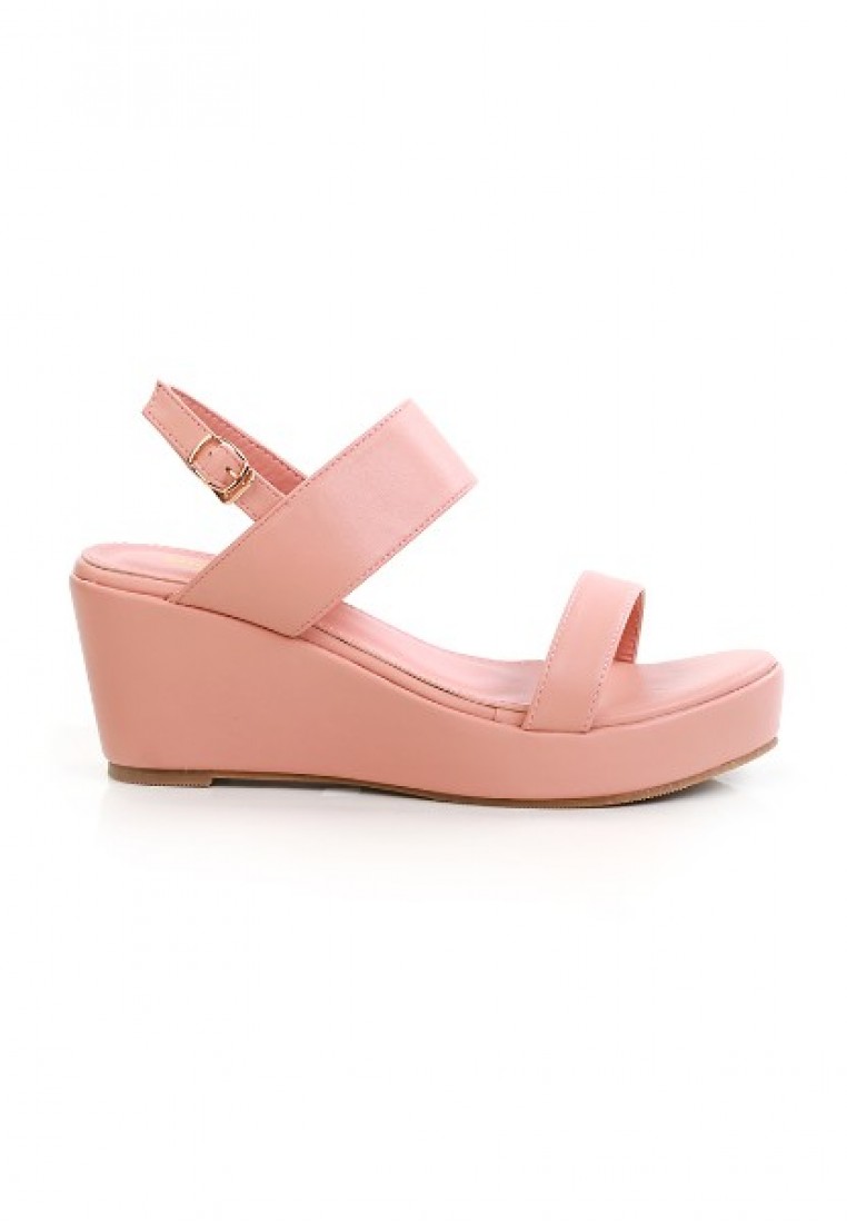 SHOEPOINT 68203 Women Slingback Wedges in Pink